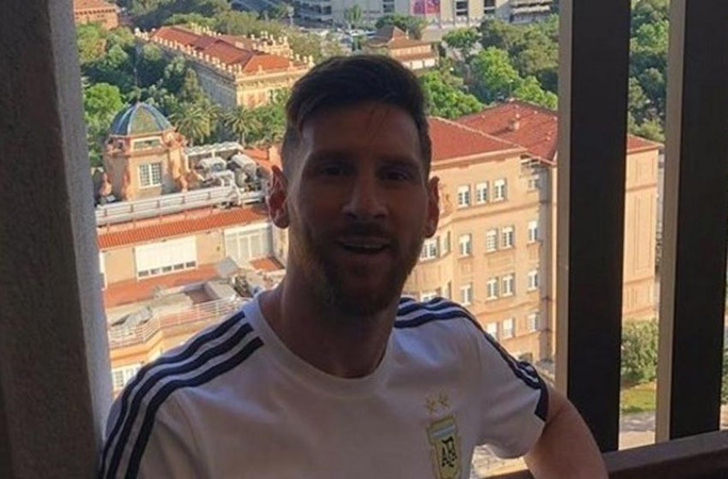 Messi se siente como en casa