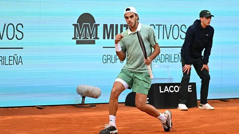 Cerúndolo dio el golpe en el Master de Madrid ante el número 5 del mundo