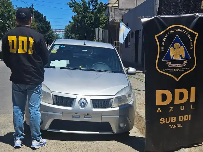 Secuestraron en Tandil un automóvil con pedido de captura en CABA