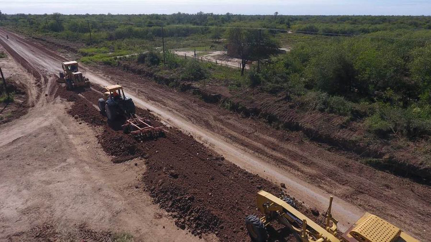 A buen ritmo se ejecuta la primera etapa de trabajos sobre ruta 32