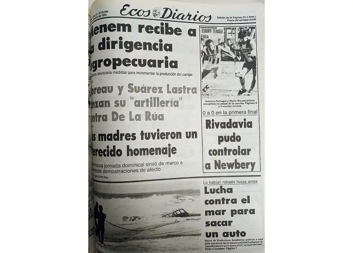 Lunes 19 de octubre de 1992