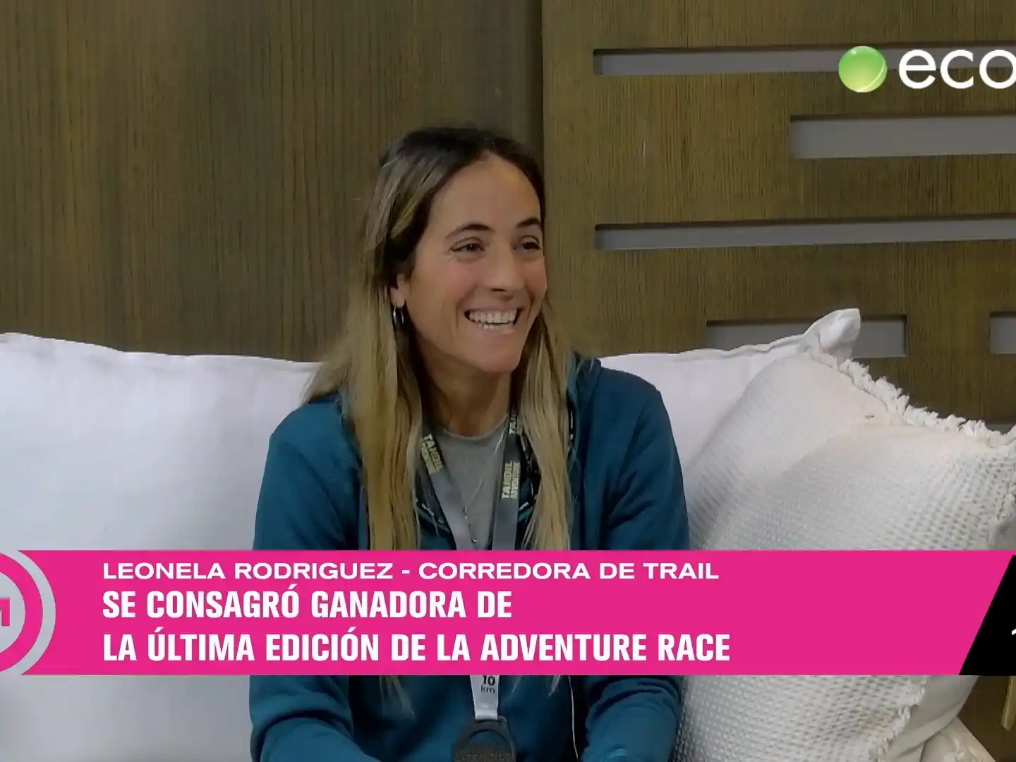 Leonela Rodríguez, ganadora de la carrera Tandil Adventure