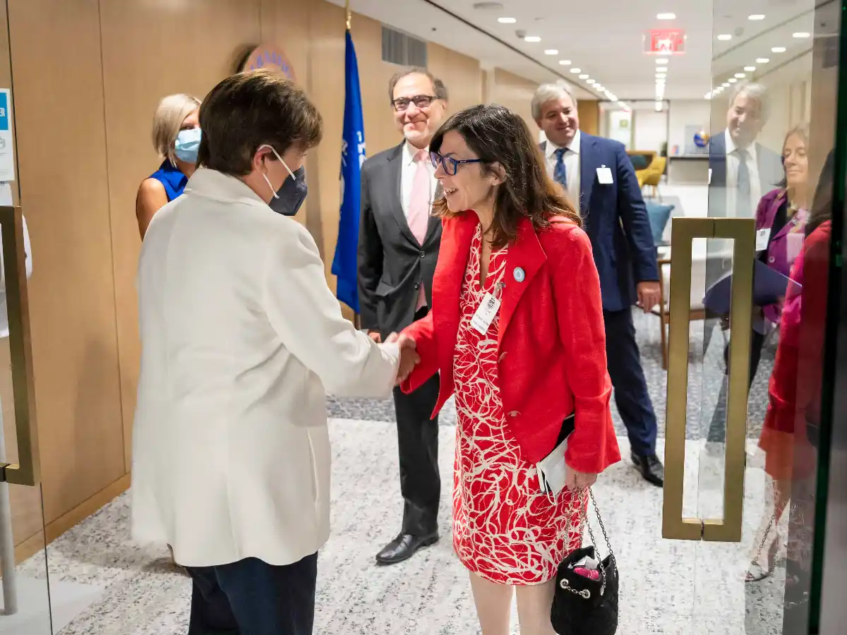 Batakis se reunió con Georgieva en Estados Unidos: "Fue muy constructivo"