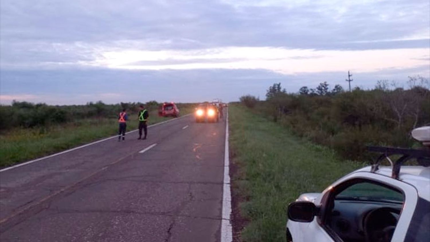 Una pareja murió en Ruta 12 tras ser chocados por una camioneta