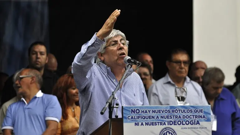Moyano no acompañará a Micheli en la marcha a Plaza de Mayo