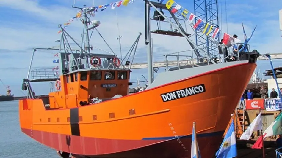 El buque pesquero "Don Franco" sufrió la inundación de la sala de máquinas, finalmente la situación pudo ser controlada