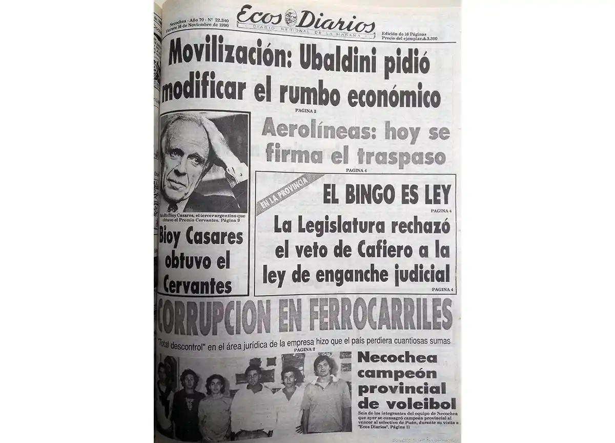 Viernes 16 de noviembre de 1990