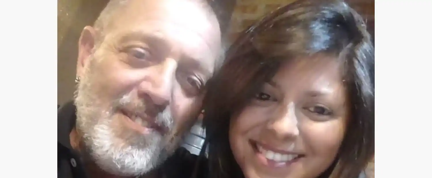 Pablo y Solange Musse, uno de los recuerdos fotográficos que quedó en la red social Facebook.