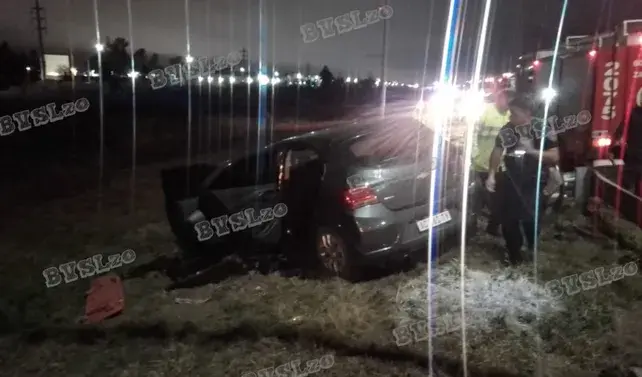Una familia sanvicentina sufrió un grave accidente en cercanías de San Lorenzo