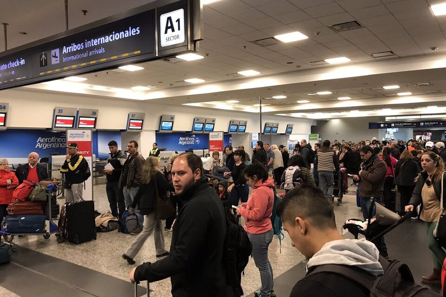 Se prevé una jornada complicada en Aeroparque.