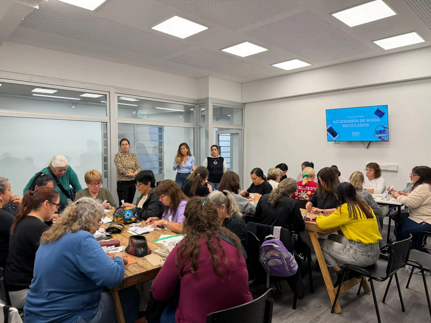 Taller de reciclado.