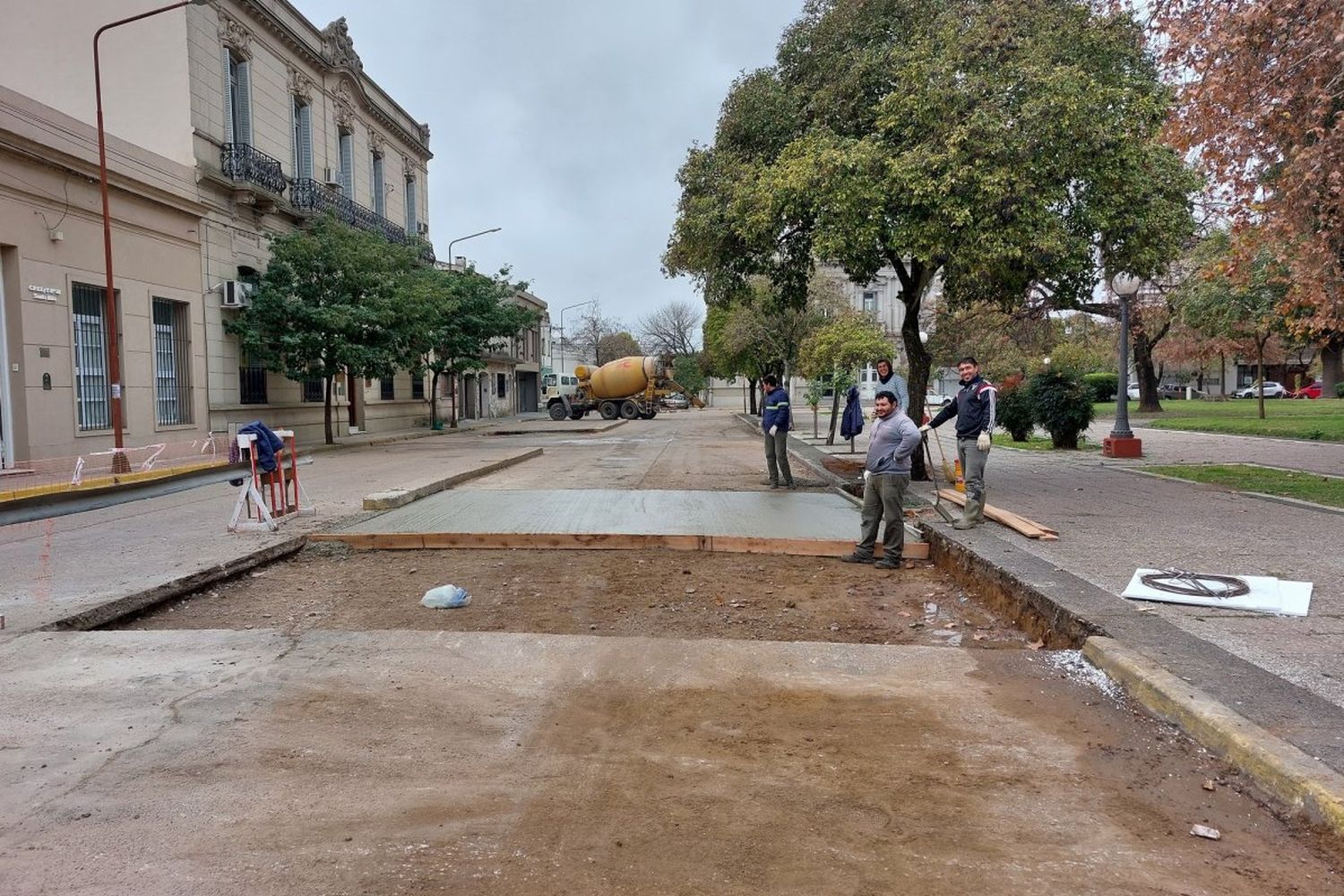 Continúan varias calles cortadas en el centro de la ciudad por el mejoramiento de la traza vial