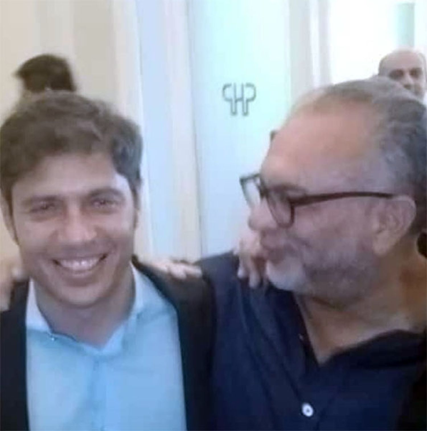 Gómez con Axel Kicillof en Mar del Plata