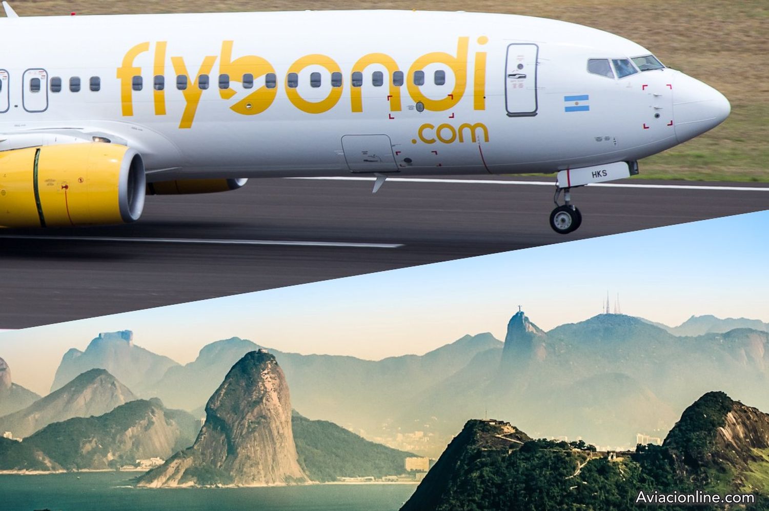 Flybondi carioca: en octubre empieza a volar a Río de Janeiro