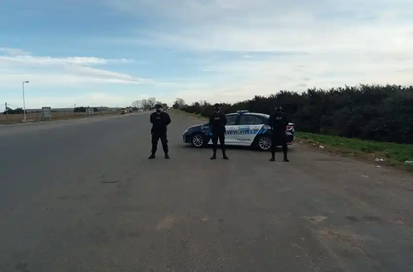 La Policía Federal desplegó controles en la Ruta 226