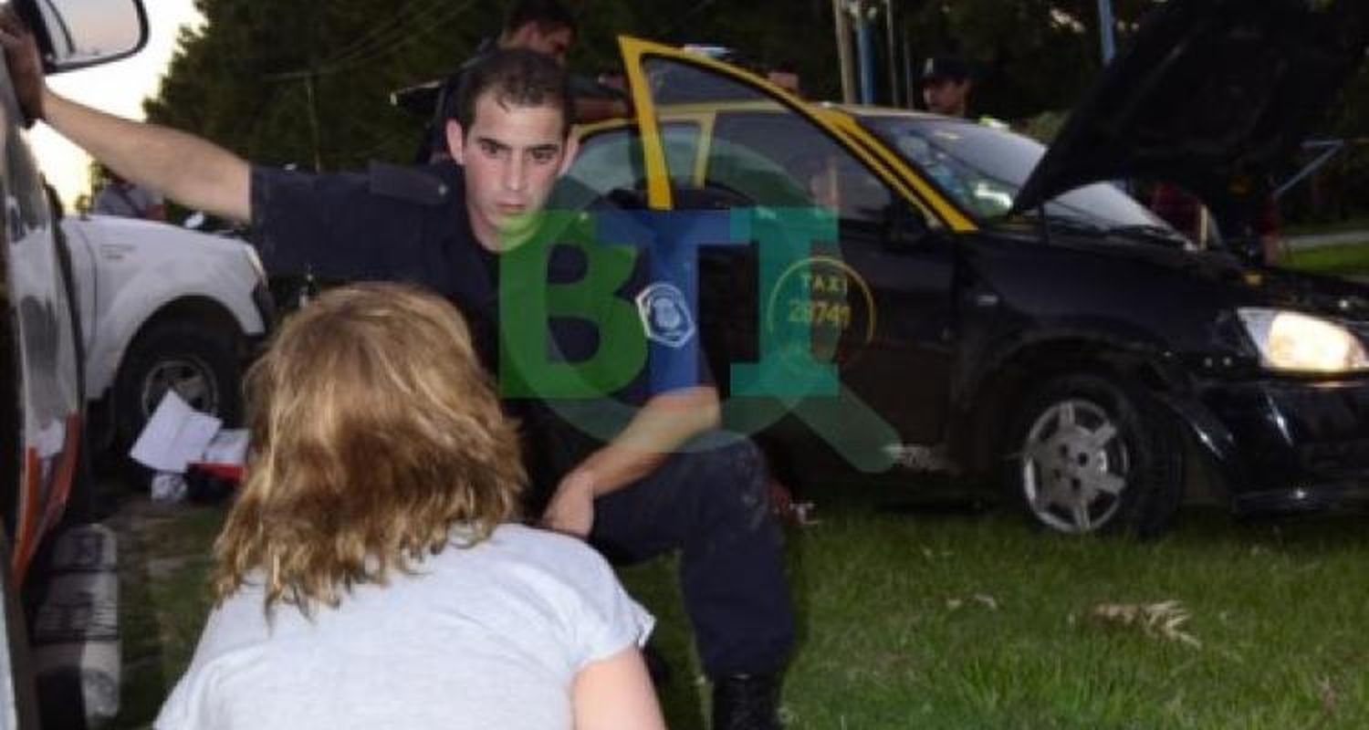 Baradero: Tras peligrosa persecución detienen a mujer que conducía un taxi