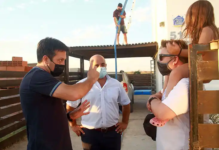 Al calor, se le sumaron la falta de agua y los cortes de luz