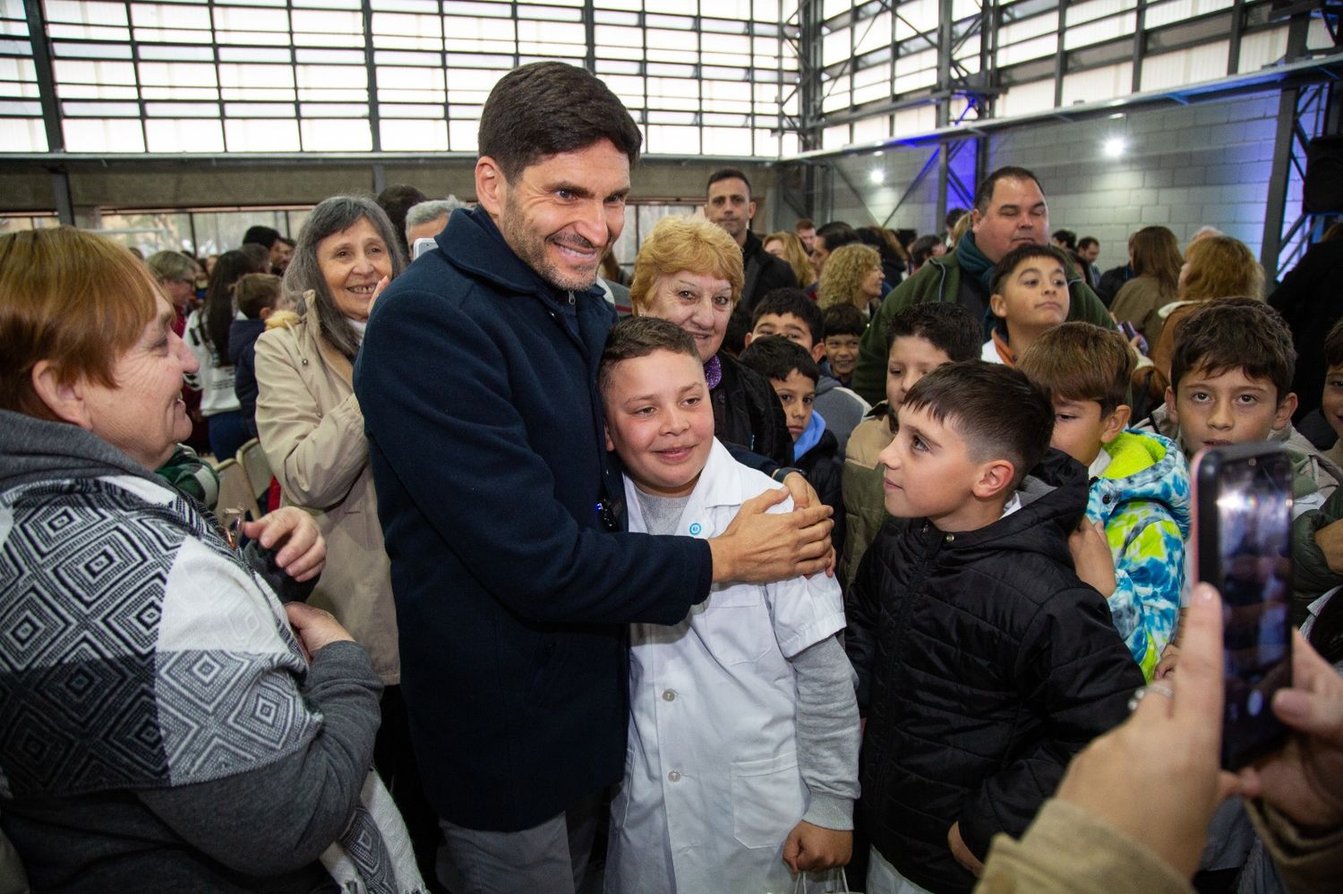 El gobernador visitó las localidades de Carreras, Melincué, Elortondo, Maggiolo, Hughes y Labordeboy. Foto: GSF