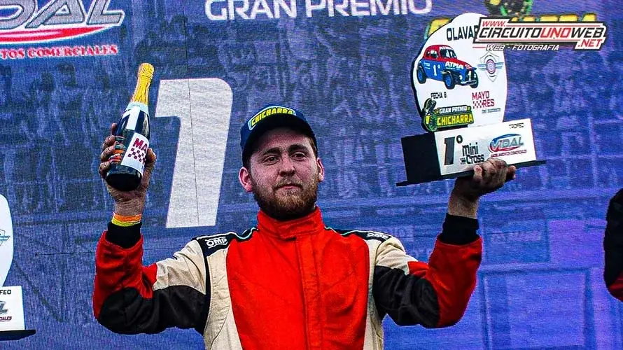Felipe Yané se quedó con la octava fecha de Minicross (Foto: Circuito Uno Web)