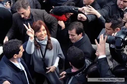 La Presidenta visitó la Villa 20 junto a Recalde