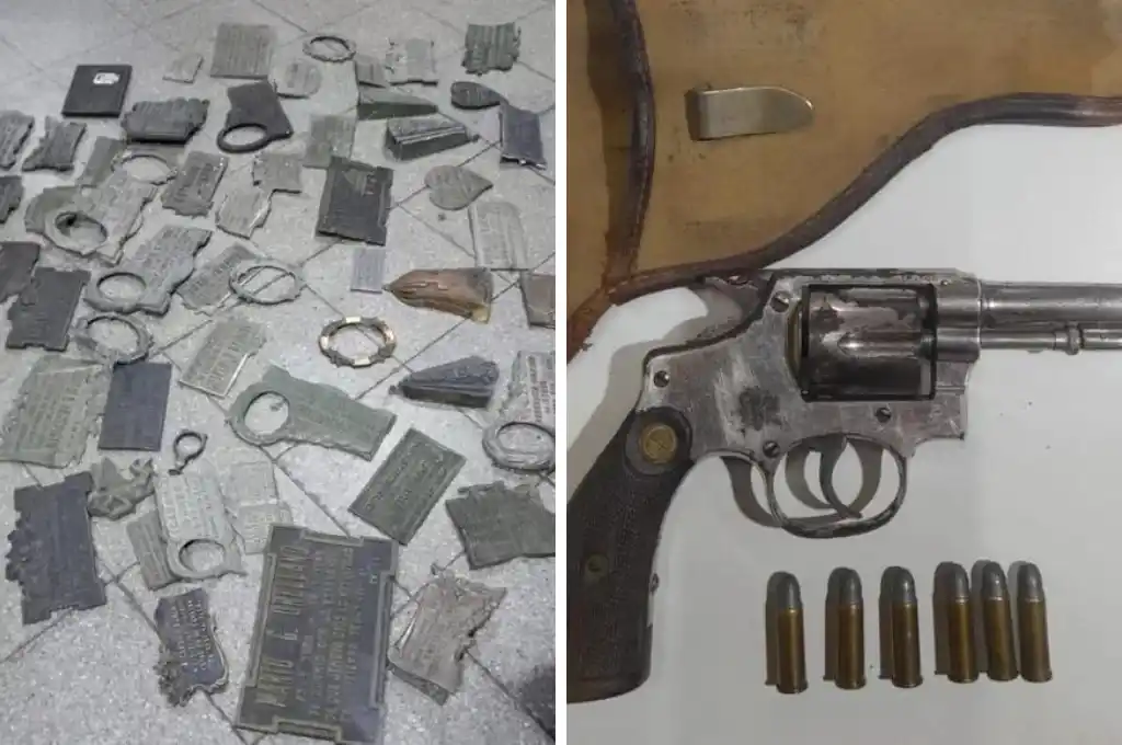 Parte de los elementos secuestrados.