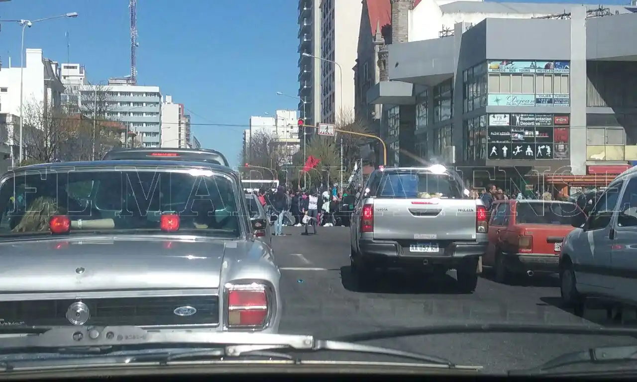 Importante corte en el centro de la ciudad