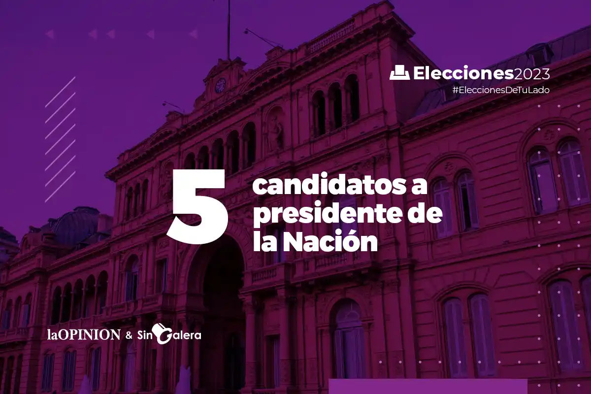 Elecciones 2023: son cinco los candidatos a presidente de la Nación