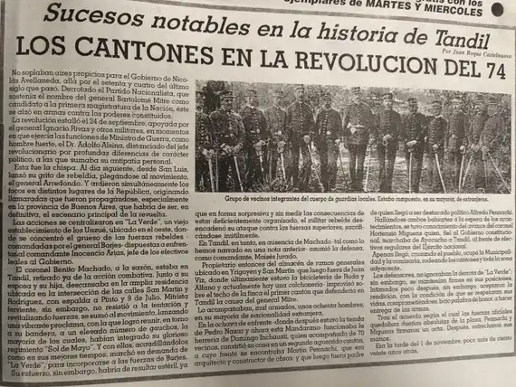 Los cantones en la revolución de 1874