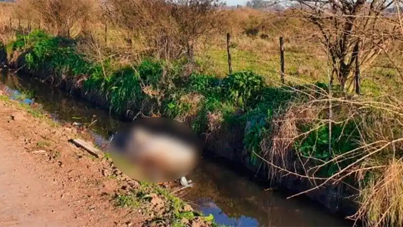 Asesinaron a una mujer y la arrojaron envuelta en una bolsa de arpillera