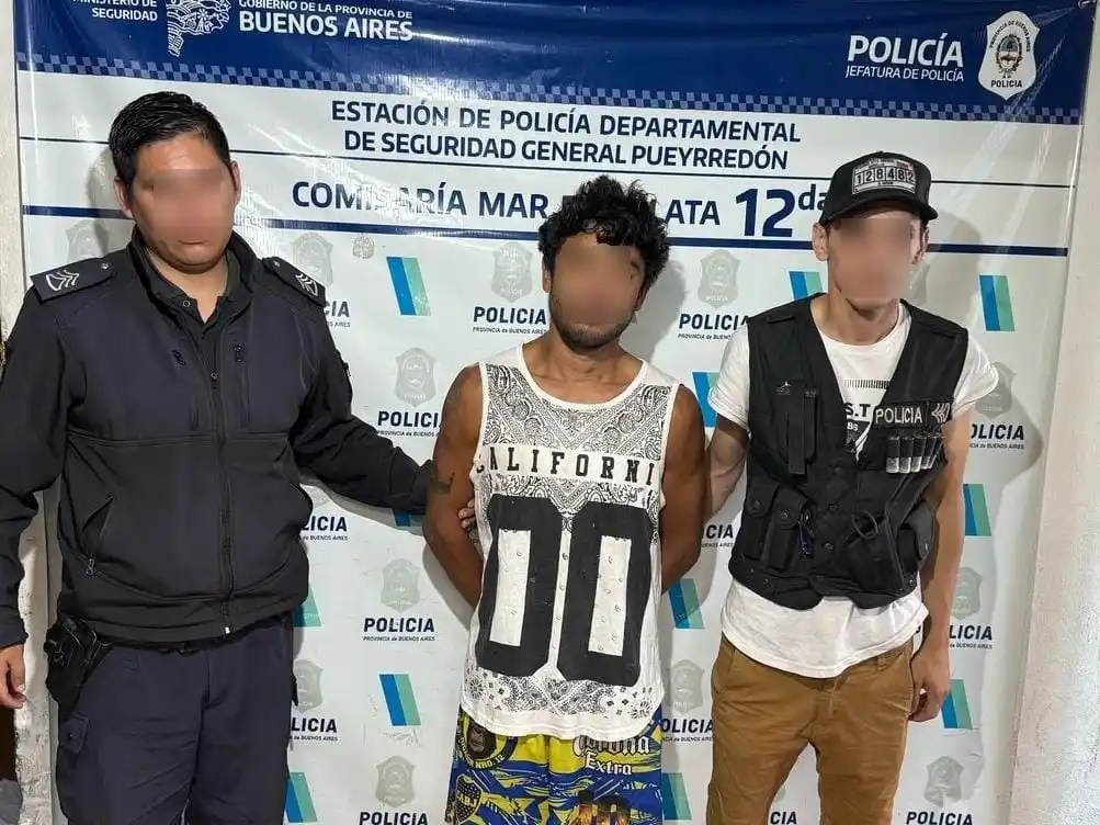 El sujeto fue alojado en la cárcel de Batán.