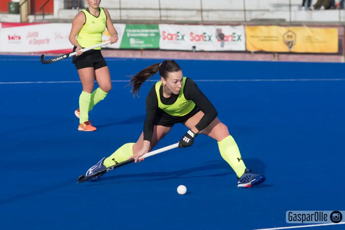 Rocío Emme, autora de uno de los goles del empate ante San Luis.