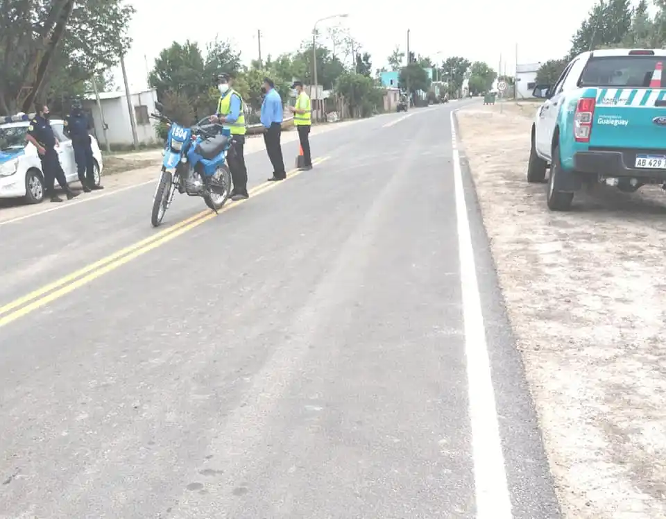 Realizaron controles en el camino a Puerto Ruiz