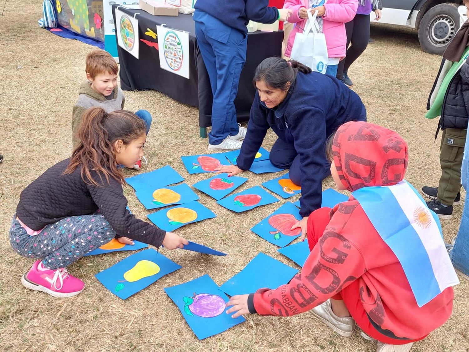 Dispositivos lúdicos en la ExpoVenado, organizados por la municipalidad.