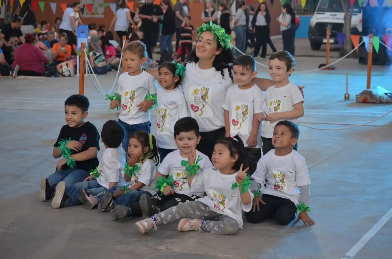Los jardines municipales cerraron el año con un gran fogón