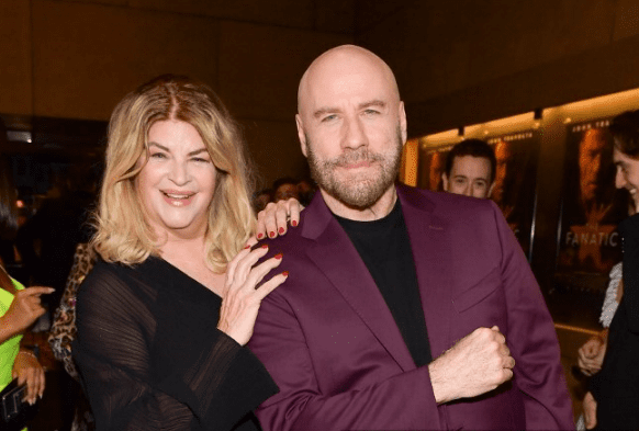 Kirstie Alley y Travolta siempre fueron muy buenos amigos. Foto AFP