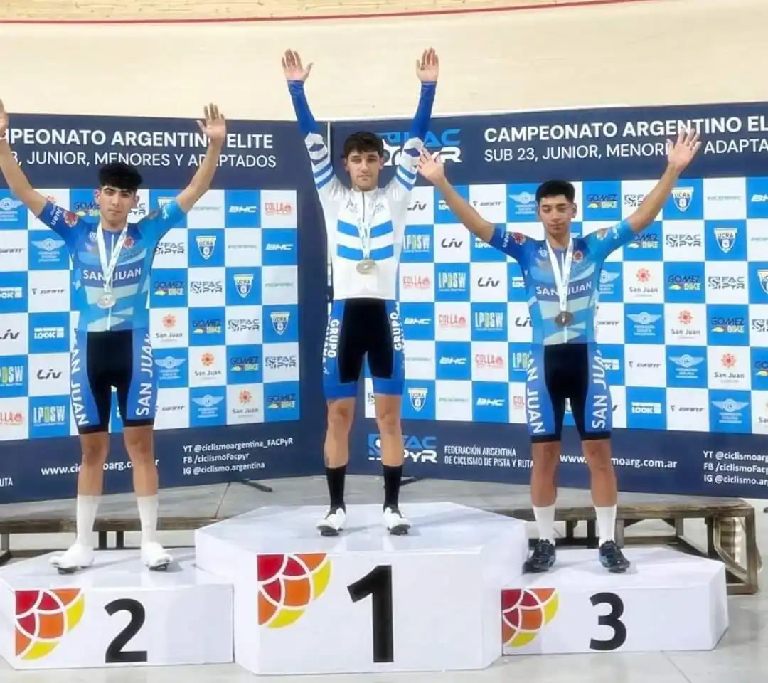 El chascomunense Enzo Tallarico, Campeón Argentino de Omnium en San Juan