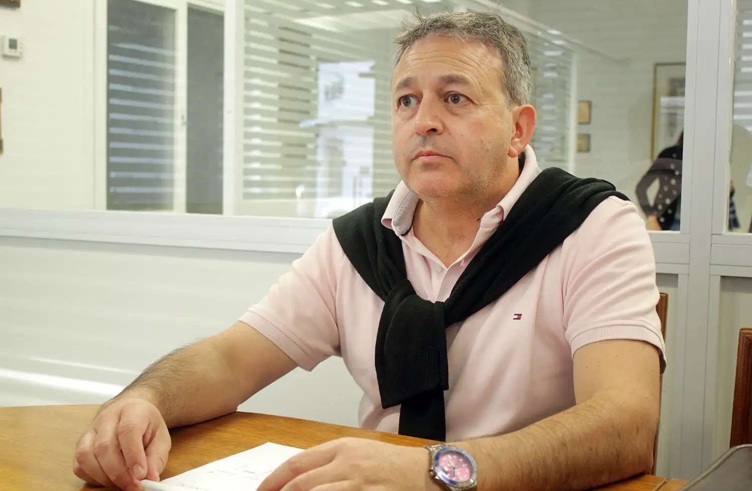 Titular. Sergio Nicolás, director de Tránsito