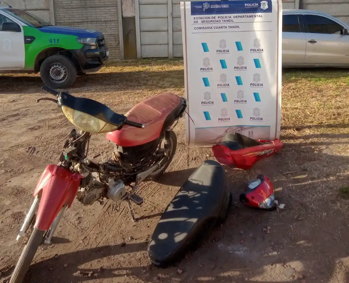 Recuperaron una moto que había sido robada la semana pasada