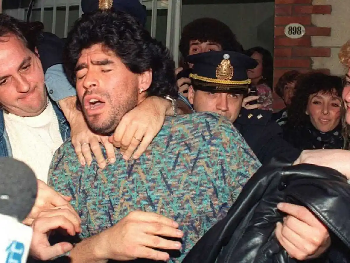 Se cumplen 30 años del día que encontraron a Maradona con 115 gramos de cocaína