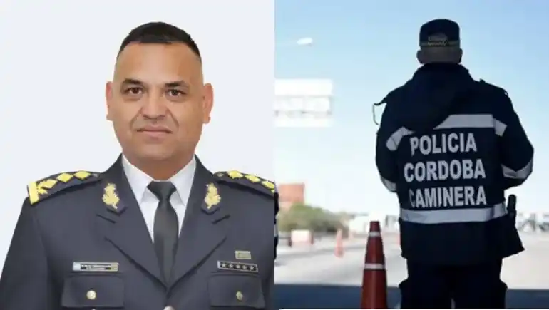 Maximiliano Ochoa Roldán, Jefe de la Policía Caminera de Córdoba.