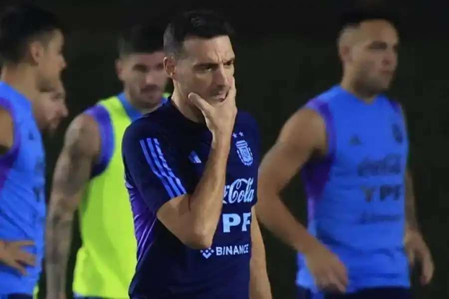 Entrenamiento clave de la Selección Argentina