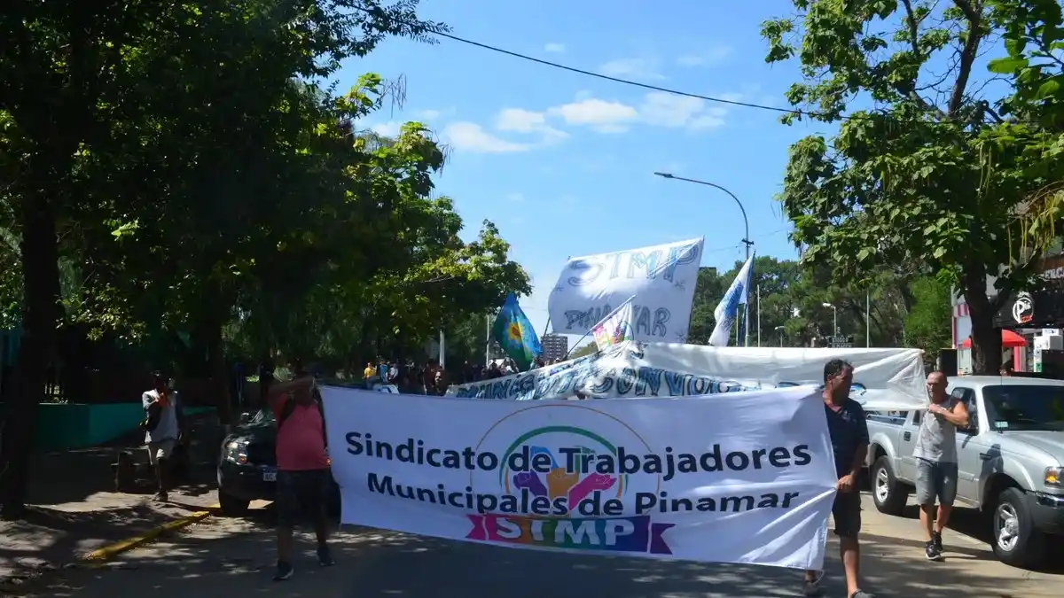 Los municipales de Pinamar hoy vuelven al paro por falta de pago de los salarios: Mañana jueves habrá marcha