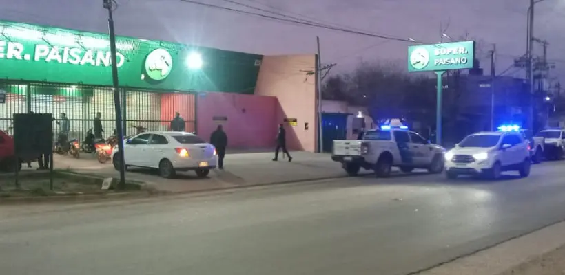 Se produjo un intento de saqueo en supermercado 'El Paisano' (Pergamino)