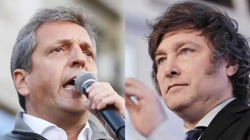 Cuánto dinero del Estado recibirán 
Massa y Milei para la campaña