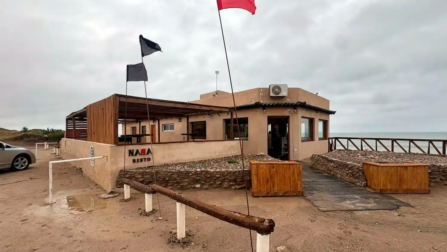 Escenario, del reciente robo en el vecino balneario