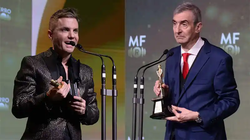 Santiago del Moro y Nelson Castro