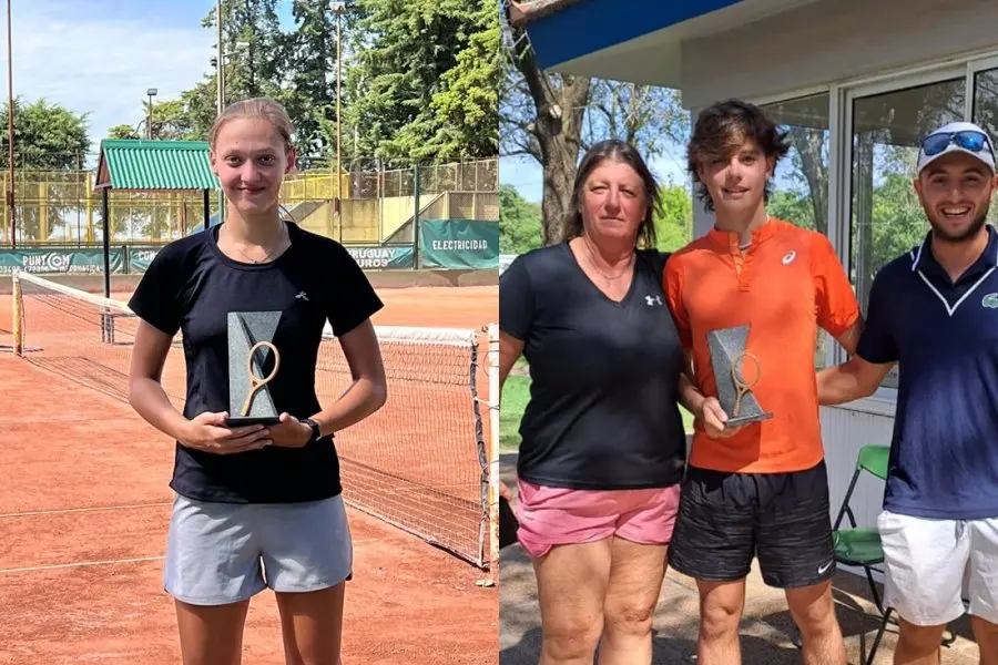Tenistas rafaelinos campeones en María Juana