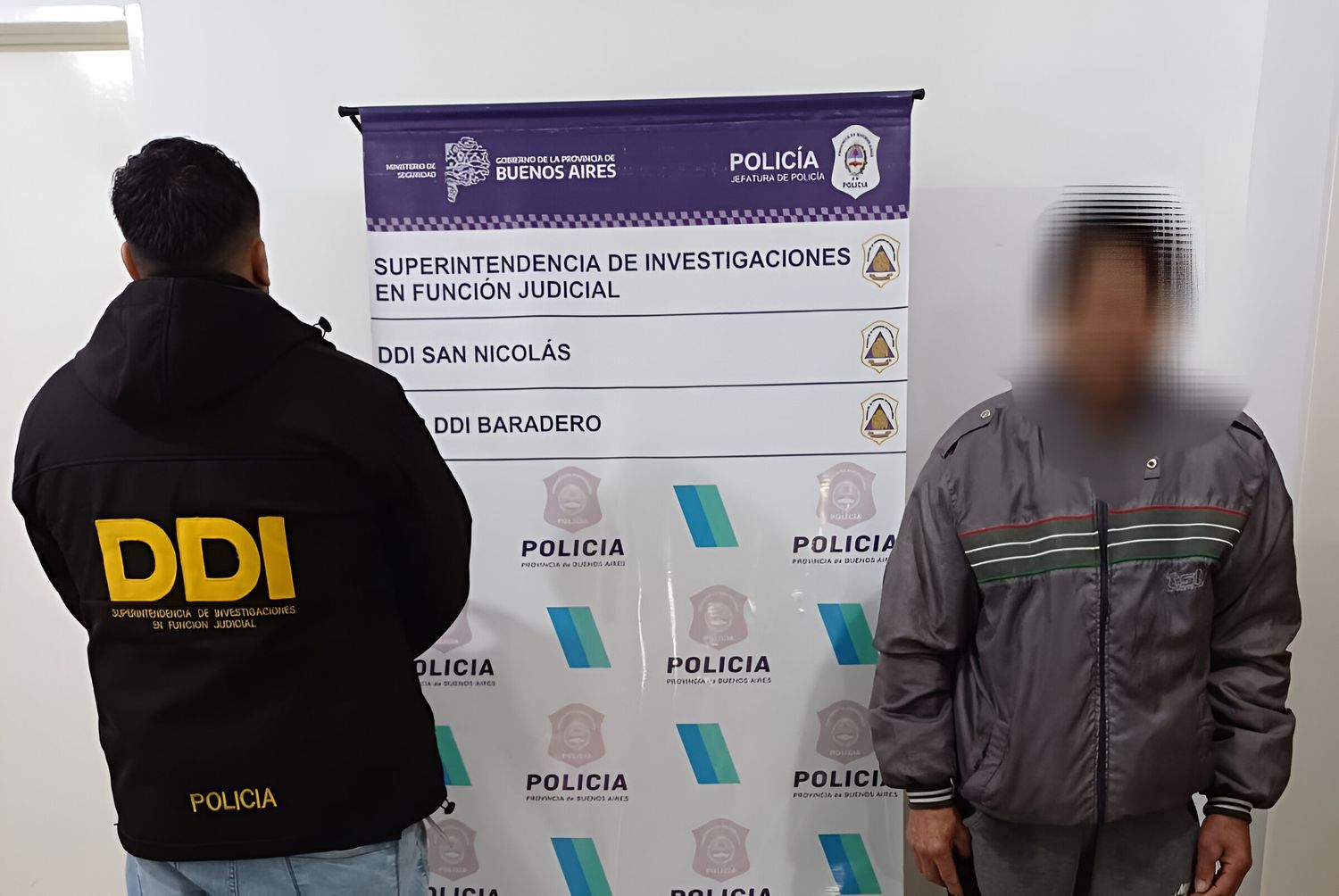 El detenido quedó a disposición de la Justicia.