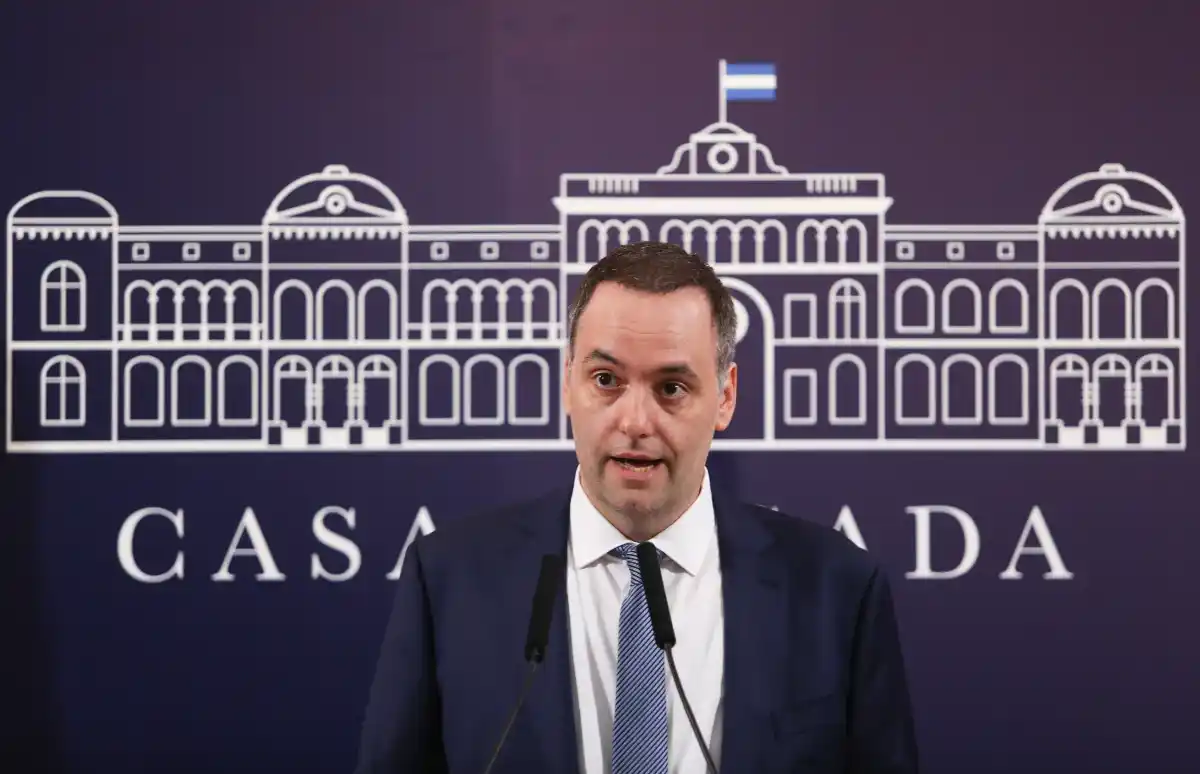 Manuel Adorni, vocero presidencial