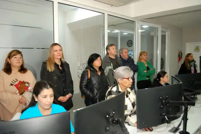 Recorrida por el centro de monitoreo